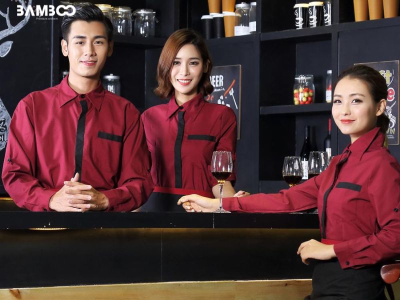Đồng phục nhà hàng Âu thiết kế tinh tế, mang đậm phong cách Châu Âu