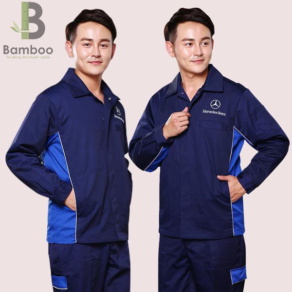 đồng phục bảo hộ lao động - màu xanh dương đậm