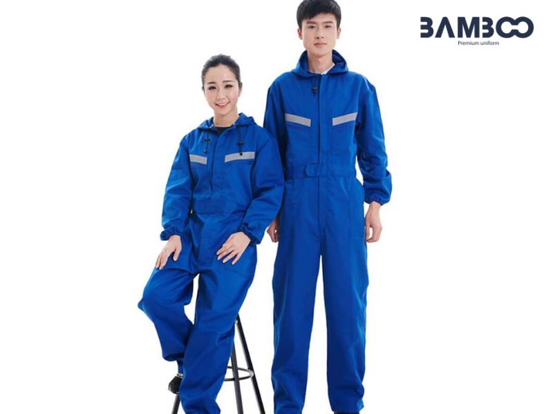 Thiết kế đồ bảo hộ cơ khí liền quần