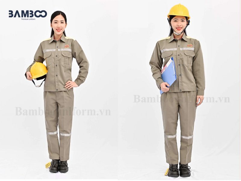 Quần áo bảo hộ lao động may tại Bamboo Uniform bền bỉ, bảo vệ an toàn cho người lao động