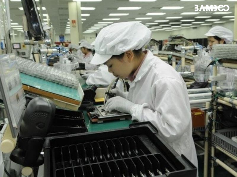 Vải may đồng phục bảo hộ cho công nhân lắp ráp