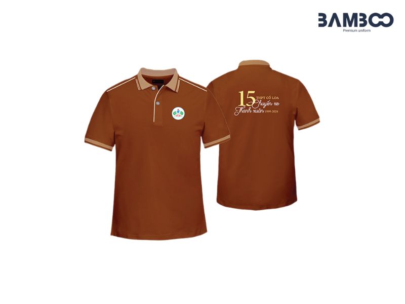 Đồng phục du lịch và team building màu nâu