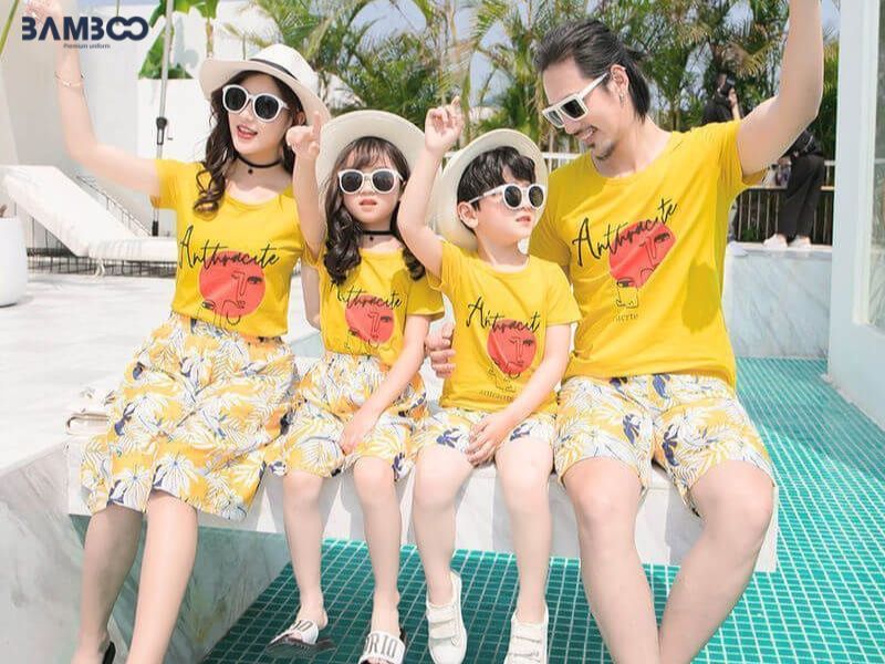 Áo gia đình đi biển