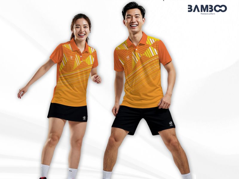 Đồng phục thể thao màu cam