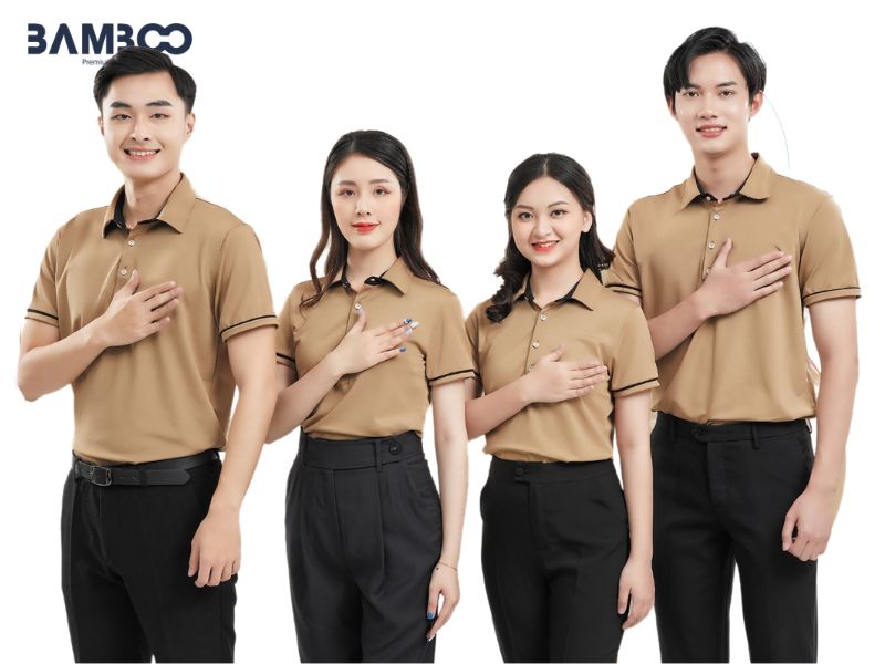 Đồng phục sắc nâu tôn vinh vẻ đẹp chuyên nghiệp, tin cậy và gắn kết đội ngũ