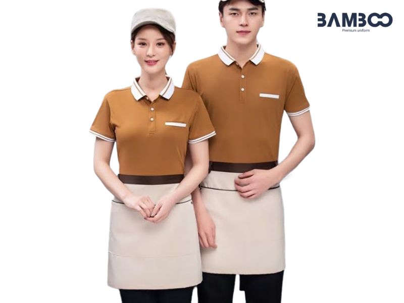 Đồng phục màu nâu trong lĩnh vực F&B