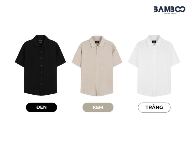 Áo sơ mi đồng phục tay ngắn