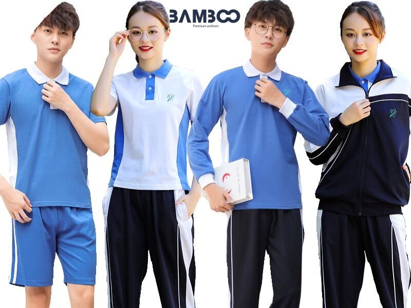 Vải may đồng phục thể thao dành cho học sinh