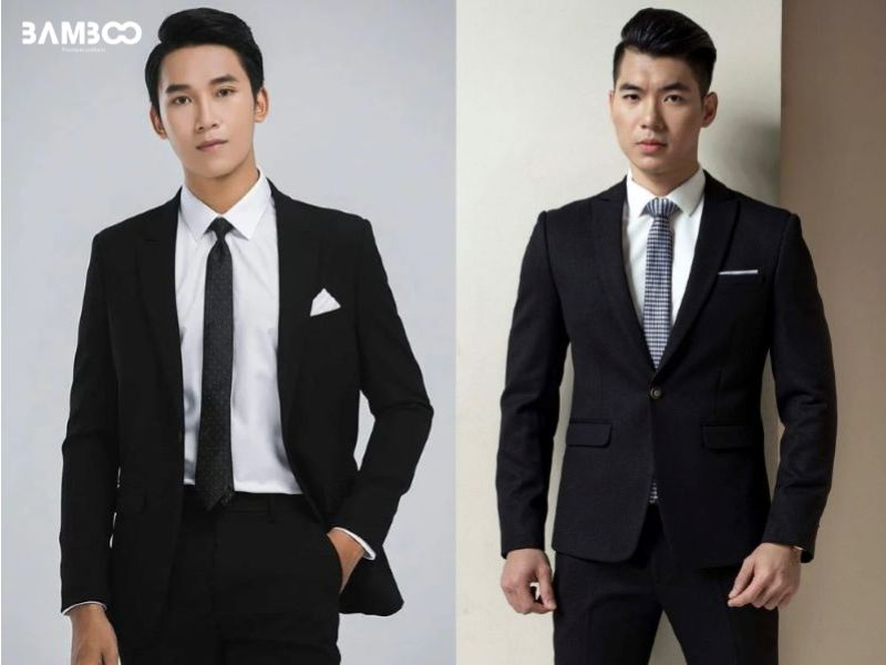 Đồng phục vệ sinh vest đen