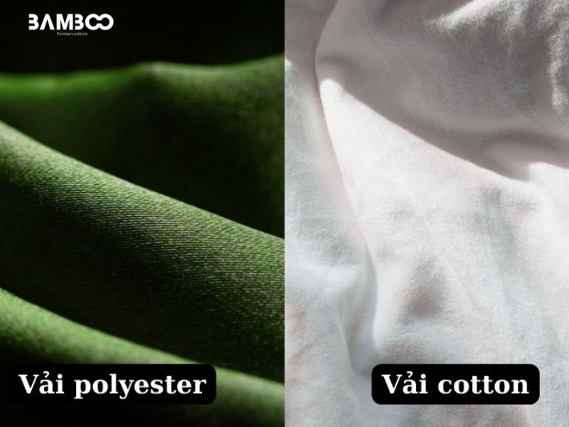 Vải Polyester và Cotton khác biệt về thành phần, đặc tính và quy trình sản xuất
