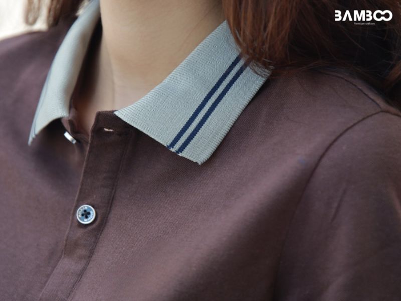 Áo polo đồng phục vải cafe thoáng khí, nhanh khô và có khả năng khử mùi