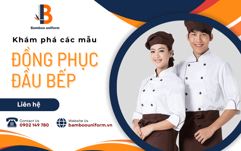 mẫu đồng phục đầu bếp