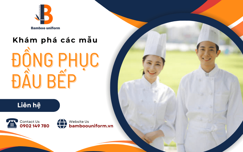 mẫu đồng phục đầu bếp