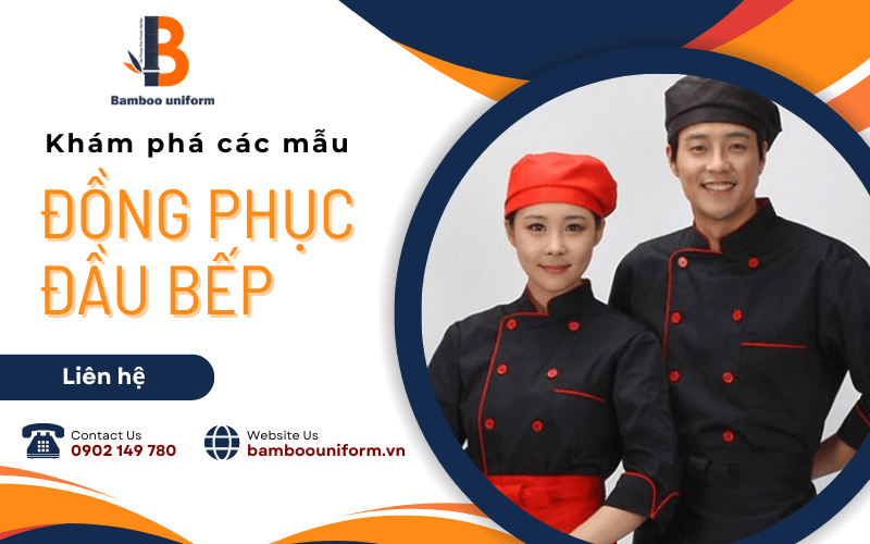mẫu đồng phục đầu bếp