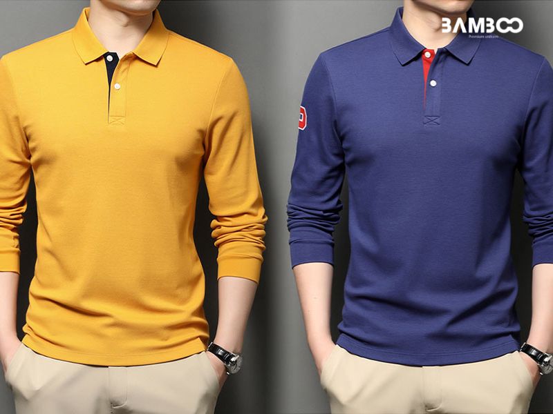 Kiểu dáng áo phông đồng phục dài tay