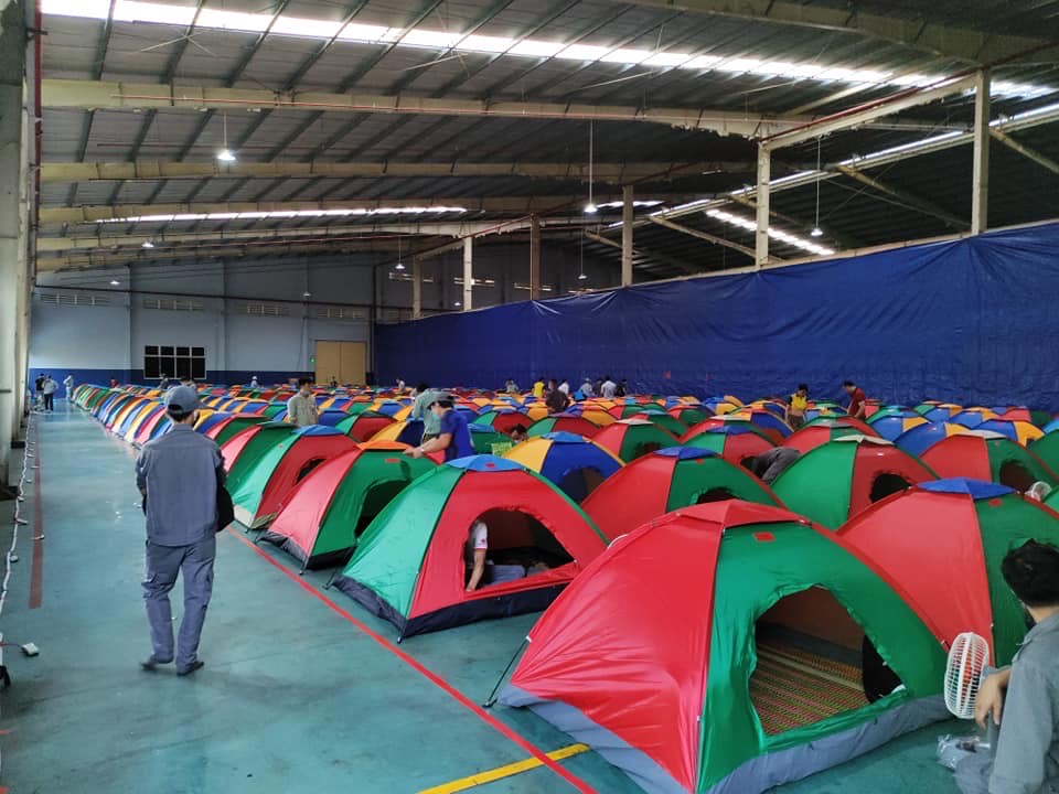 lều cắm trại cách ly