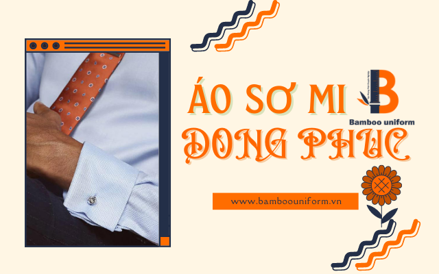 Tay áo sơ mi măng sét có khuy