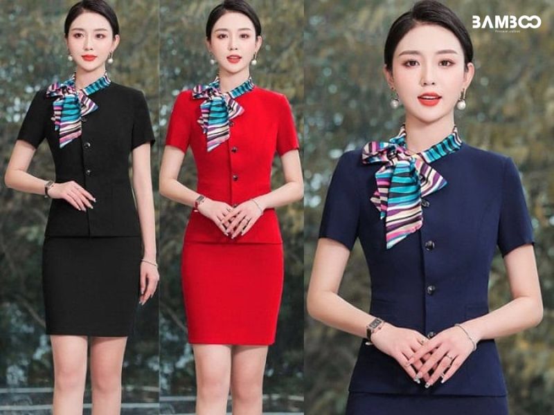 May đồng phục lễ tân nha khoa cần đảm bảo đẹp, tiện dụng, chuyên nghiệp