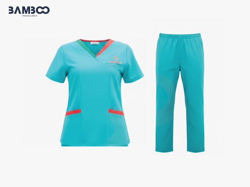 Lưu ý khi may quần áo điều dưỡng xanh lá chọn chất liệu phù hợp, thiết kế tiện lợi