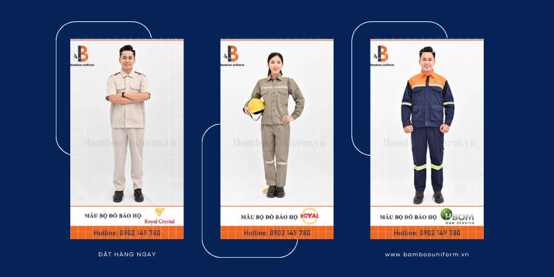 Đồng phục công nhân giúp nhận diện hình ảnh doanh nghiệp và đảm bảo an toàn cho người lao động