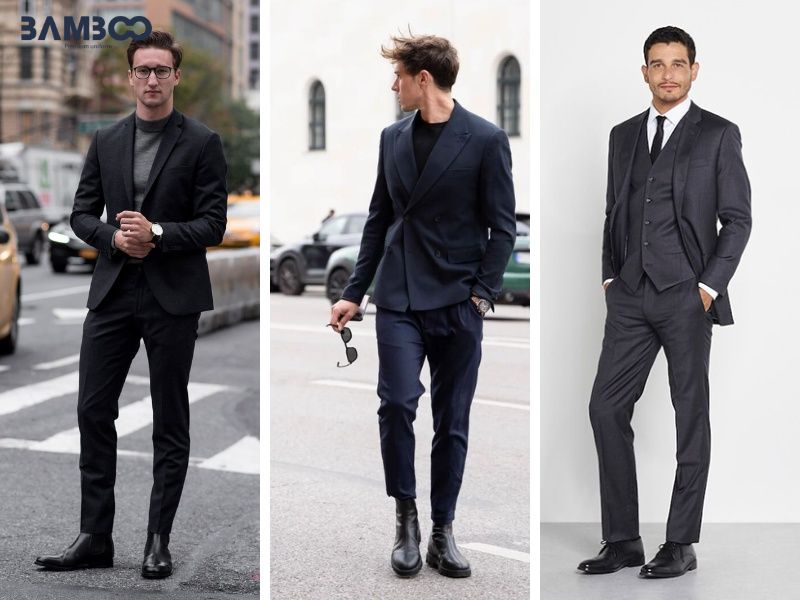 Các loại giày phối cùng vest nam