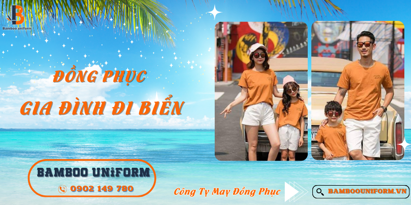 Mau ao di bien gia dinh