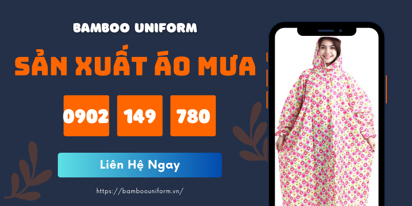 Mẫu áo mưa bít