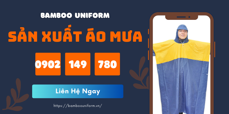 Mẫu áo mưa cánh dơi