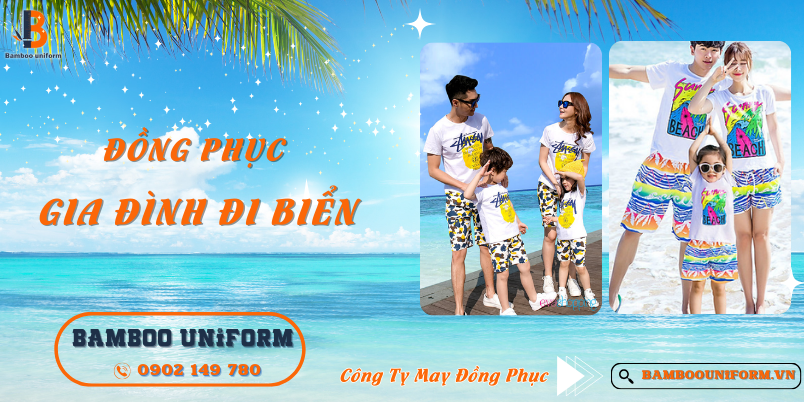 Mau dong phuc cho gia dinh di bien hcm