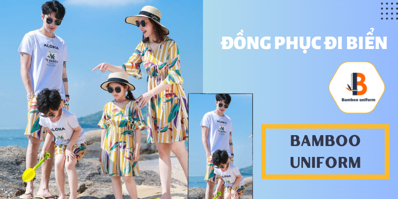 Mau dong phuc danh cho gia dinh 2 di bien