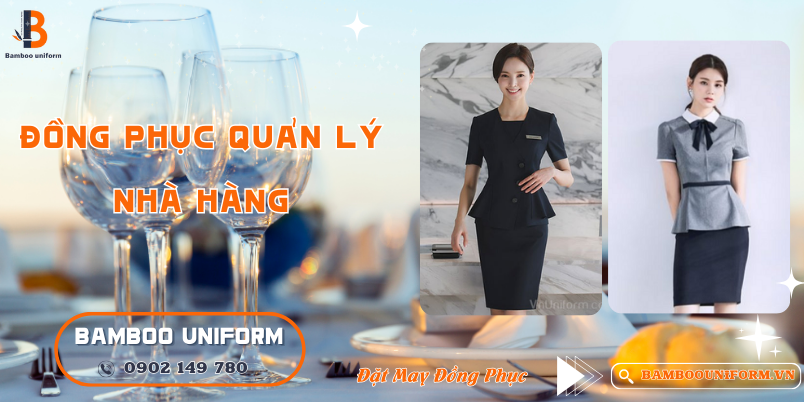 Mau dong phuc nha hang danh cho quan ly dep