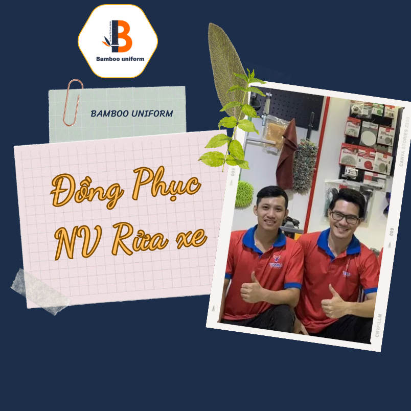 Mau dong phuc nhan vien rua xe so 1