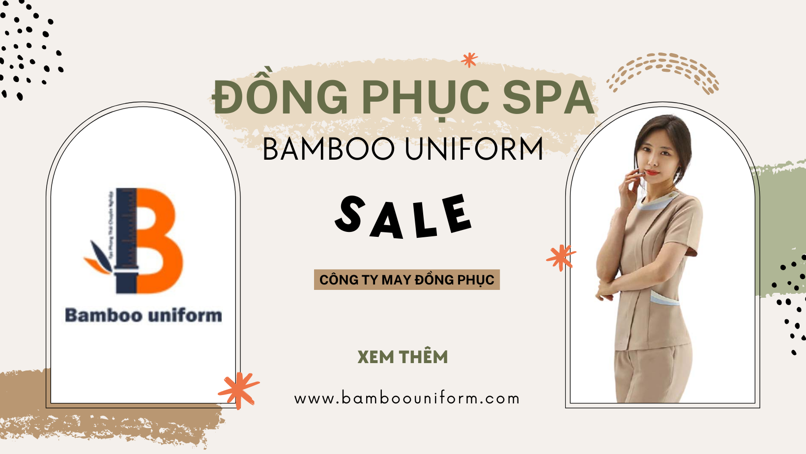 Mẫu đồng phục spa Hàn Quốc đẹp
