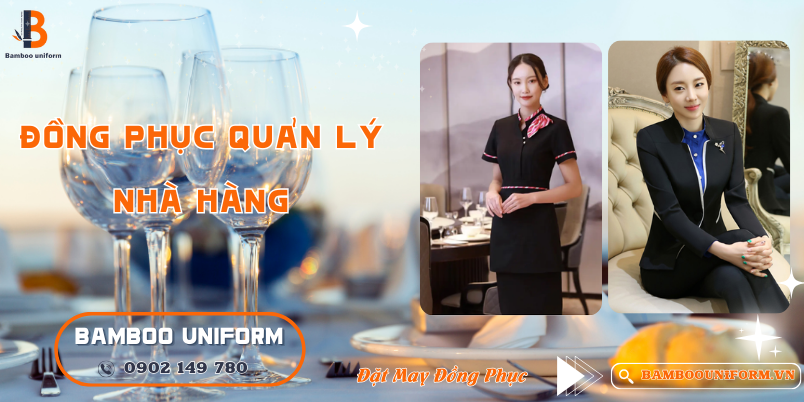 Mau dong phuc quan ly an tuong dep cho nha hang