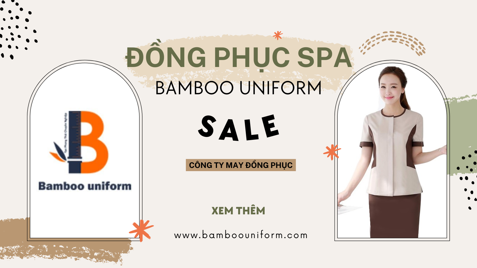 Mau dong phuc spa co tron