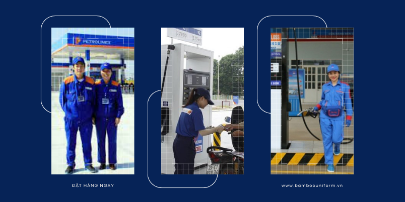 Đồng phục công nhân cho trạm xăng
