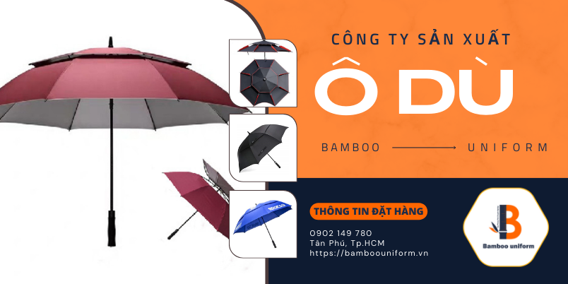 Ô dù quảng cáo 2 tầng cao cấp