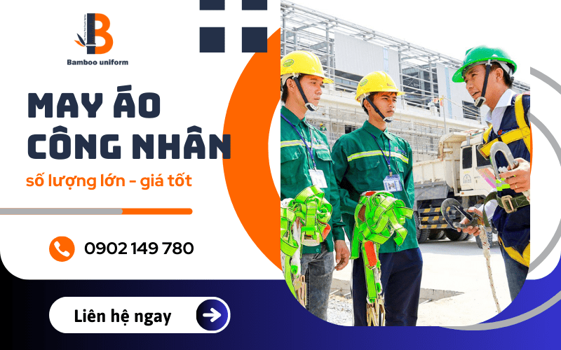 may áo công nhân