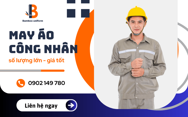 may áo công nhân