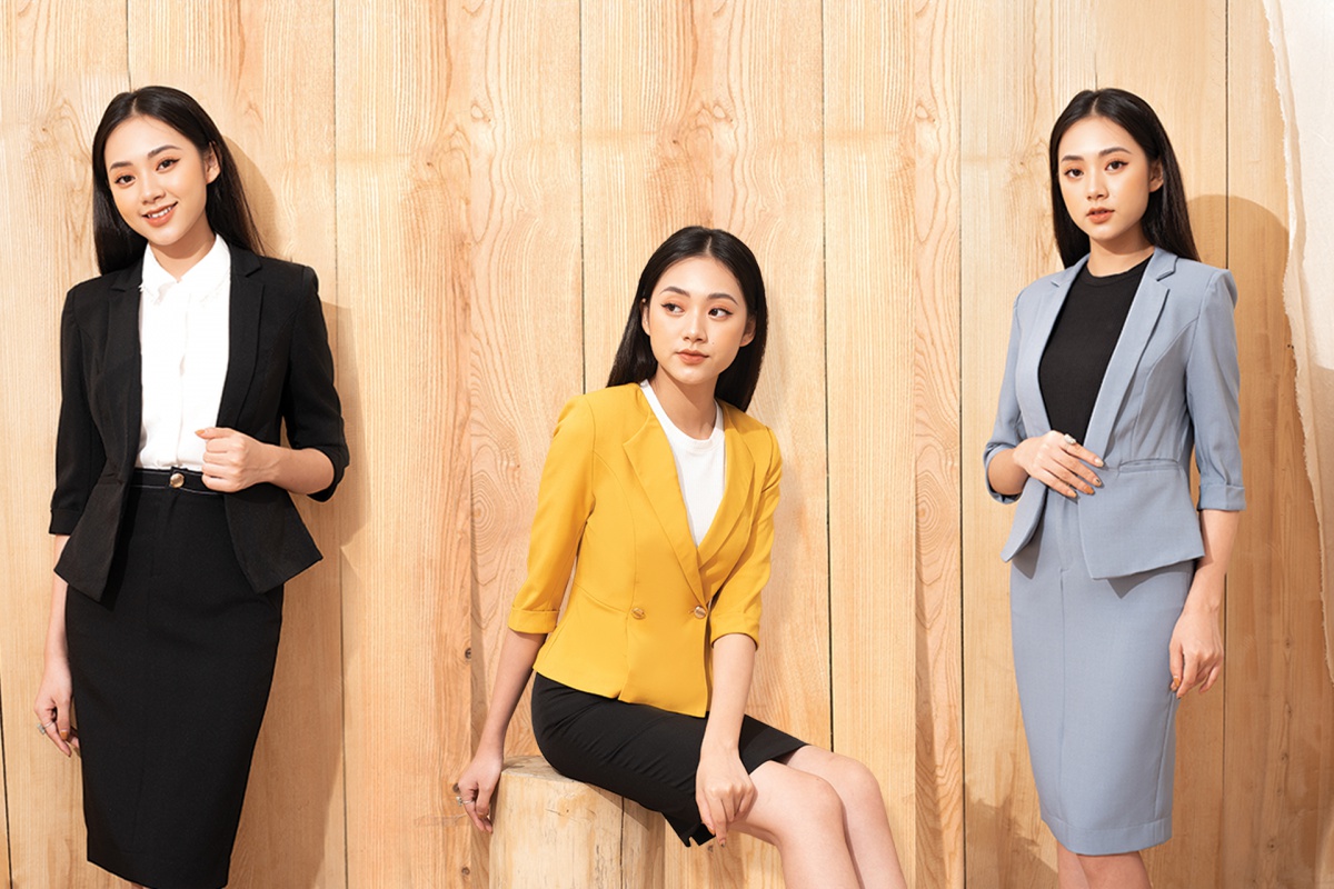May đồng phục công sở