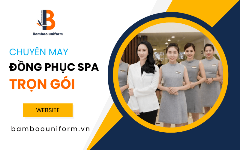 may đồng phục spa đẹp