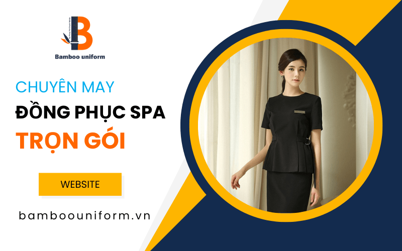 may đồng phục spa đẹp
