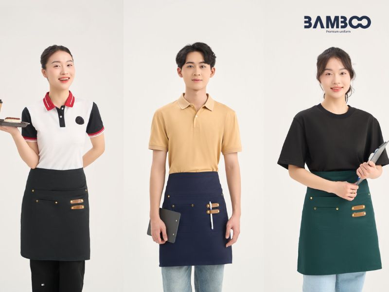 Bamboo Uniform may đồng phục tạp dề chất lượng cao