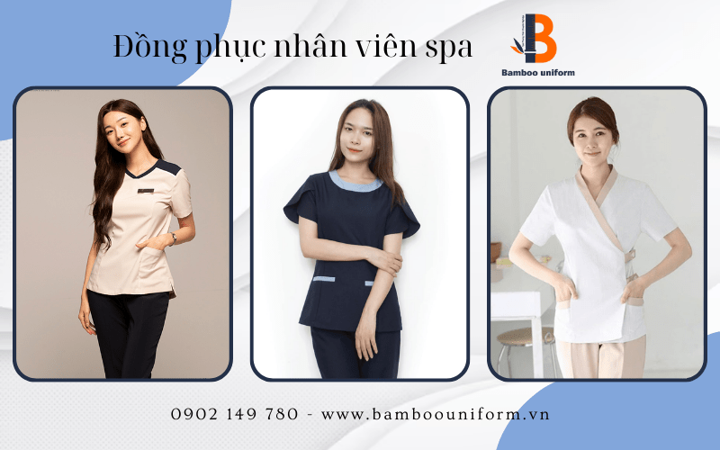 đồng phục nhân viên spa
