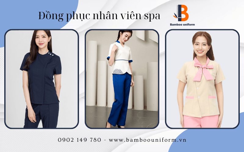 đồng phục nhân viên spa