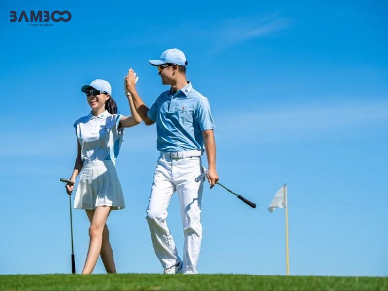Nguyên tắc may đồng phục golf về cách phối màu trang phục