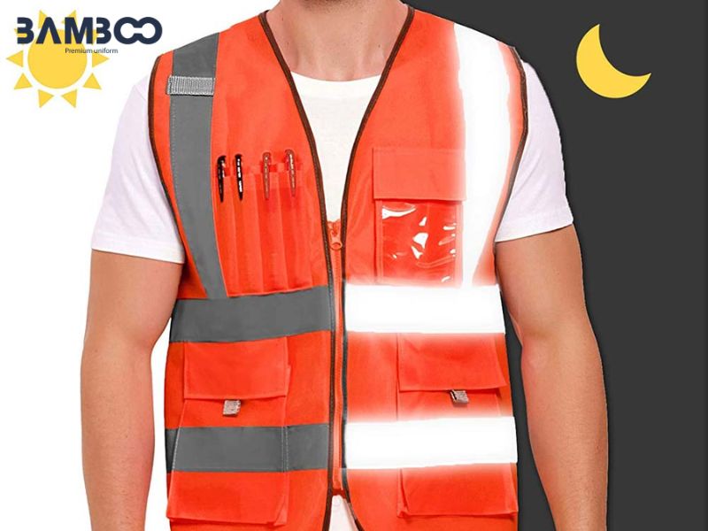 Dải phản quang phản xạ ánh sáng về nguồn chiếu, giúp tăng tầm nhìn và an toàn