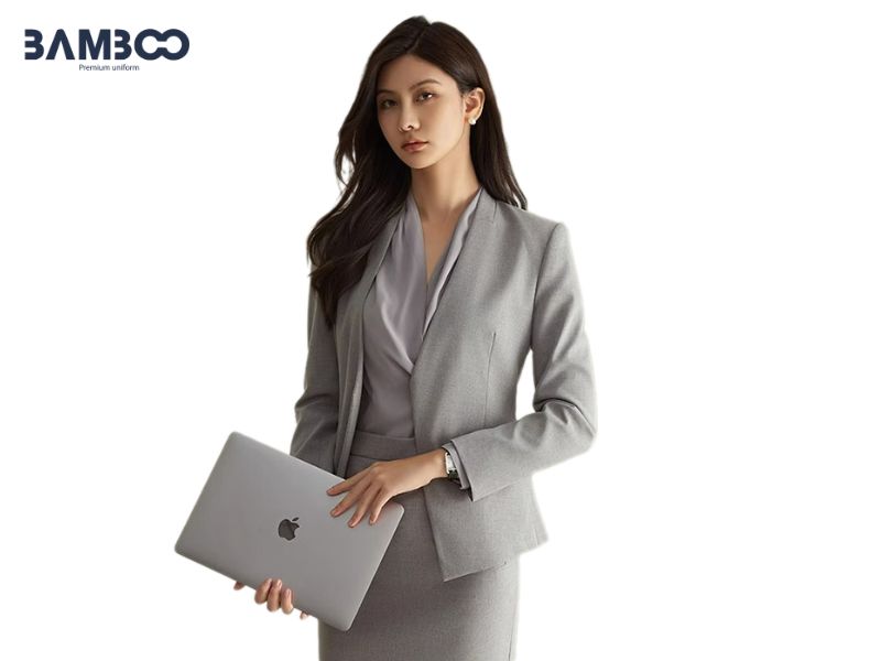 Phối vest nữ hài hòa, rộng trên gọn dưới, chọn độ dài tôn dáng