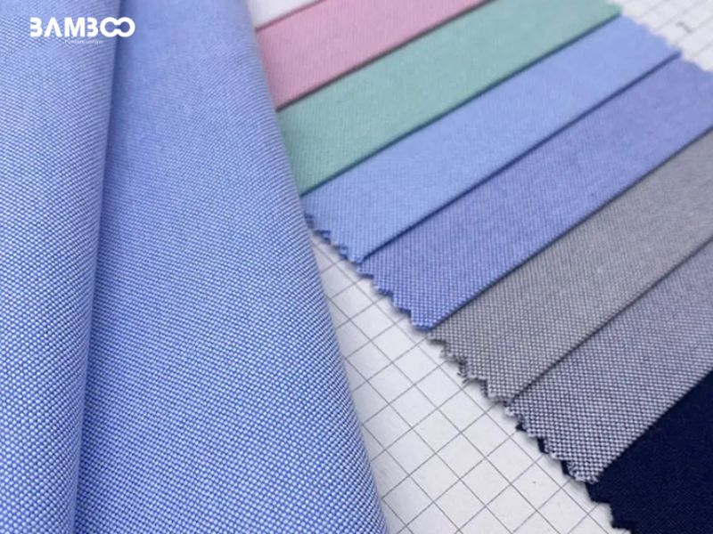 Vải Oxford được dệt từ 65% Polyester và 35% Cotton