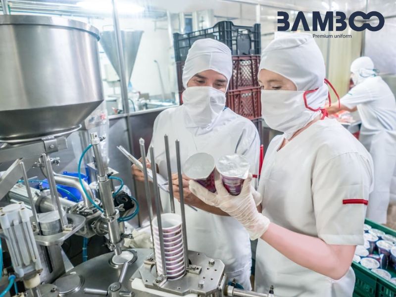 Phân loại đồng phục công nhân thực phẩm theo ngành